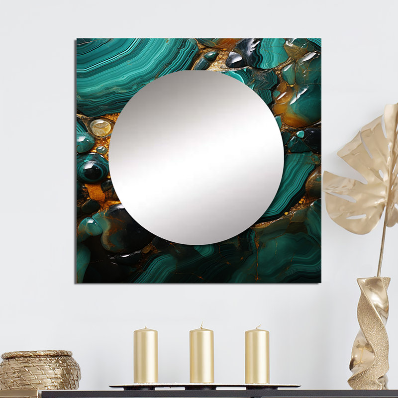 Art mural en miroir Klayden - Spiritual Stone, 23 po x 23 po