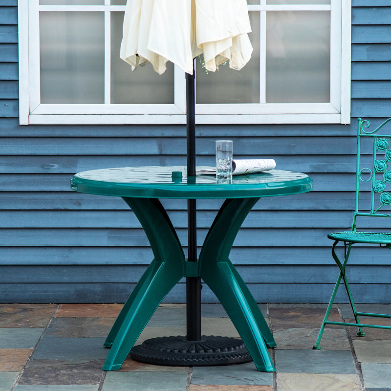 Outdoor Bistro Table , 36.82 " W 35.23 " D