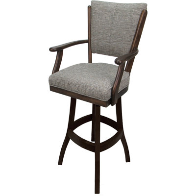 Tabouret de comptoir pivotant en bois Havertown