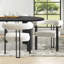 Ensemble repas 6 personnes avec table ovale Fellman