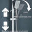 Robinet de douche thermostatique avec valve brute