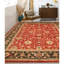 Wool Oriental Area Rug in Red/Beige/Dark Green-1398965801
