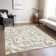 Washable Floral Indoor / Outdoor Rug