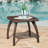 Rattan Honolulu Brown Side Table-1749777382