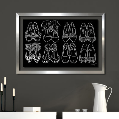 «Shoe Goals», reproduction de dessin sur toile