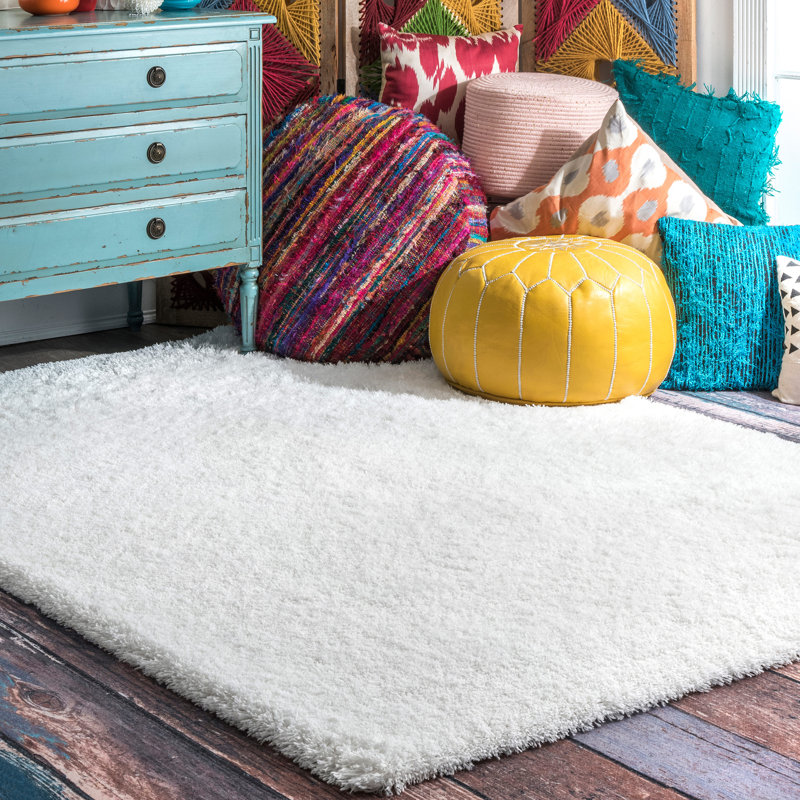 Rush Solid Colour Area Rug, Rectangle 122 x 183cm
