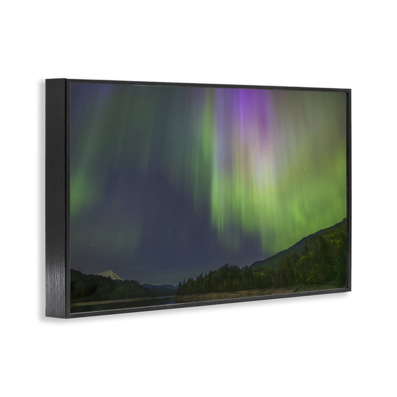 Giclée encadrée par Green Lights, H 12 po x l 18 po, Giclée encadrée noir minuit