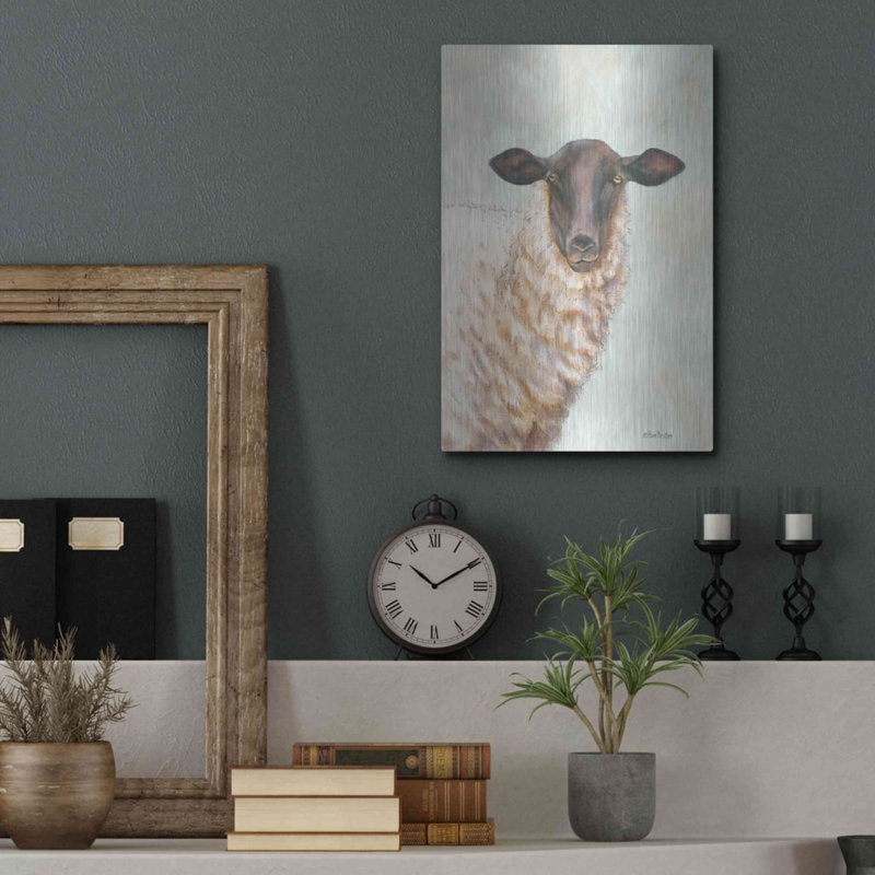 Pam Britton Farm Sheep Acrylic Wall Art, 12" x 16"