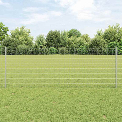 Metro Lane Silver Steel Border Fencing