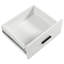 Chariot pour îlot de cuisine avec surface pliable et rangement, porte-serviettes, tiroir, tablette coulissante, roues mobiles, étagère réglable de luxe blanche-819008557