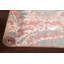 Tapis de couloir gris / rose noué à la main de conception unique 3 pi x 12 pi 1 po New Age
