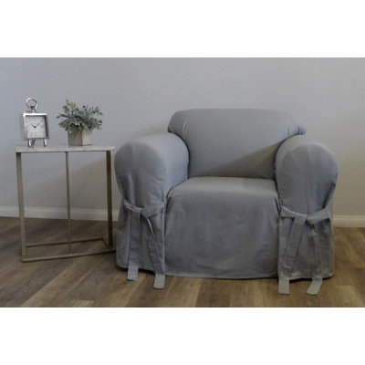 Box Cushion Armchair Slipcover