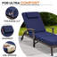 Ensemble de 2 chaises longues d'extérieur avec dossier réglable à 6 positions 115-180 ° pour la piscine, la cour, la pelouse et la terrasse-1963337634