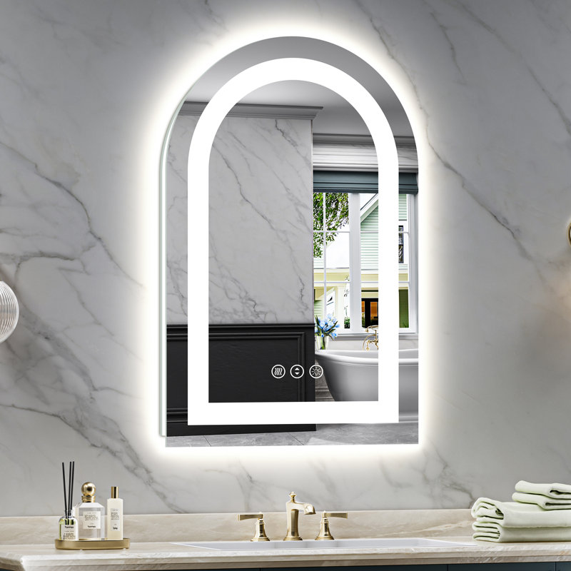 Miroir de salle de bain Arch, 30 po x 20 po