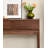 35.43" Walnut colour Rectangular Solid Wood Console Table-107242395