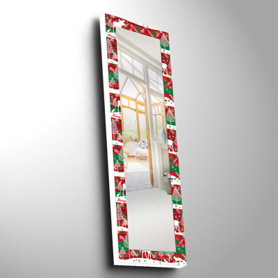 Engineered Wood Flat Wall Mirror