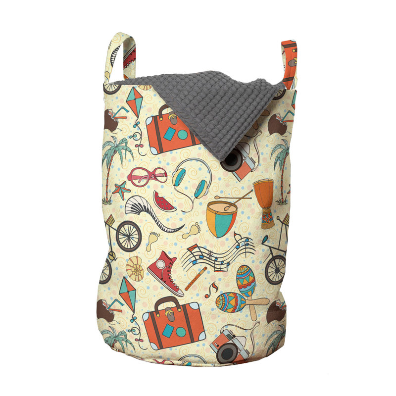 Rolling Laundry Hamper with Handles