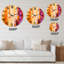 Grunge vert abstrait - horloge murale moderne-93601484