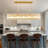10-light Dimmable Kitchen Square / Rectangle Chandelier with Crystal Accents (Bulbs Included)-1247361214