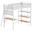 Lit mezzanine à 3 tablettes William