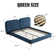 Willma Upholstered Platform Bed Frame and Headboard