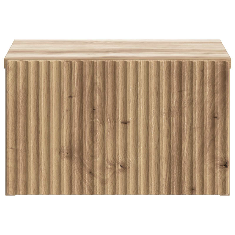 33cm W Manufactured Wood Bedside Table, Artisan Oak