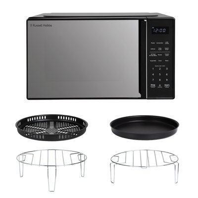 Russell Hobbs® RHMTAF2302B 23L 4-in-1 Touch Control Digital Combination Microwave with Air Fryer Function in Black