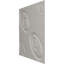L 19 5/8 po x H 19 5/8 po Panneau mural décoratif 3D EnduraWall Maria, galaxie métallique texturée (couvre 2,67 pieds carrés)-123525875