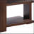 Walnut Sofa Table with 2-Shelf