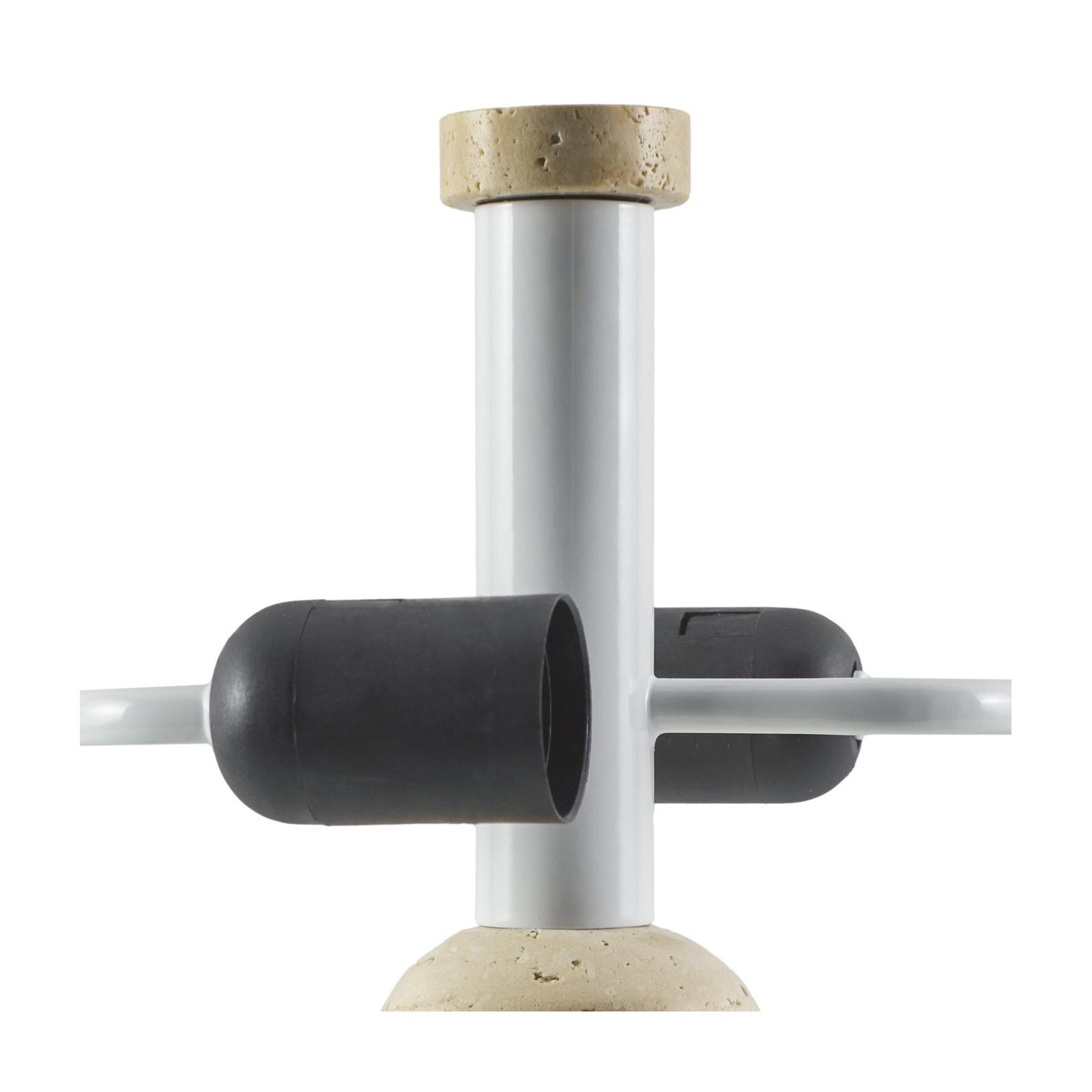 Maia Accent Table Lamp, 16.1" H x 11.4" W x 11.4" D, Beige
