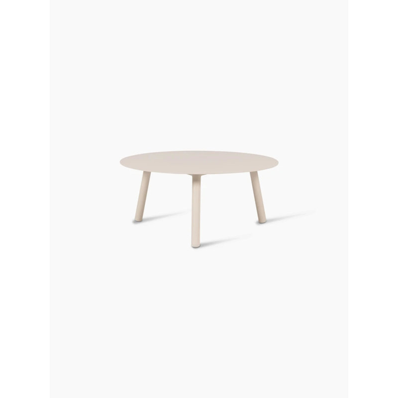 Lilo Outdoor Round Coffee Table, 14'' H x 24'' W x 24'' D, Black
