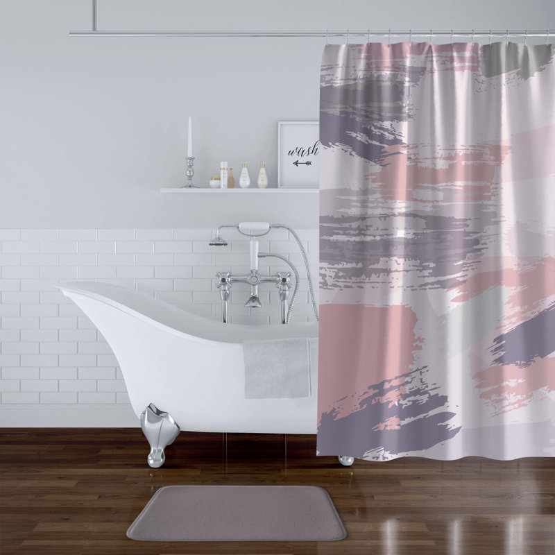 Rideau de douche simple Alanoud, H 90 po x l 70 po