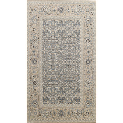 Tapis oriental beige / gris en laine