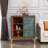 Light Luxury Line Rectangular Accent Cabinet.