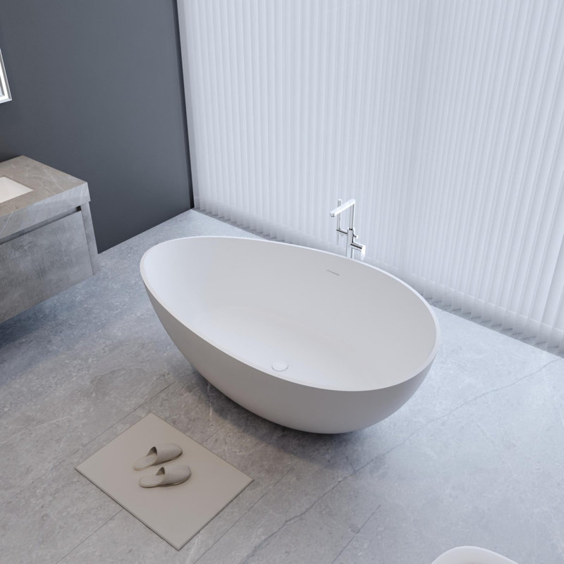 Freestanding Solid Surface Bathtub