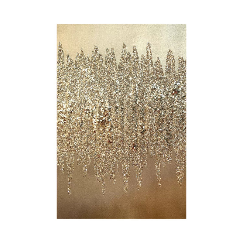 «Silver Shimmer I» par Amber Lamoreaux - impression sur toile tendue, H 26 po x l 18 po x 1,5 po