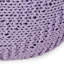 Pouf tricoté en coton et lavande Creative