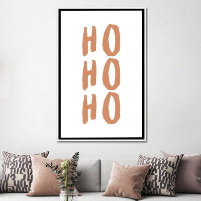 « Ho Ho Ho » par Orara studio-impression d’art textuel
