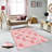 Stylish Woven Carpet, 5.6 x 7.5 Feet, 100% Polyester, 0.3 in Pile Height | Antibacterial, Non-Slip PVC Felt Dot Underside, Machine Washable | 3D Digital Printing, Durable & Easy to Maintain - Perfect for Any Room-2078192225