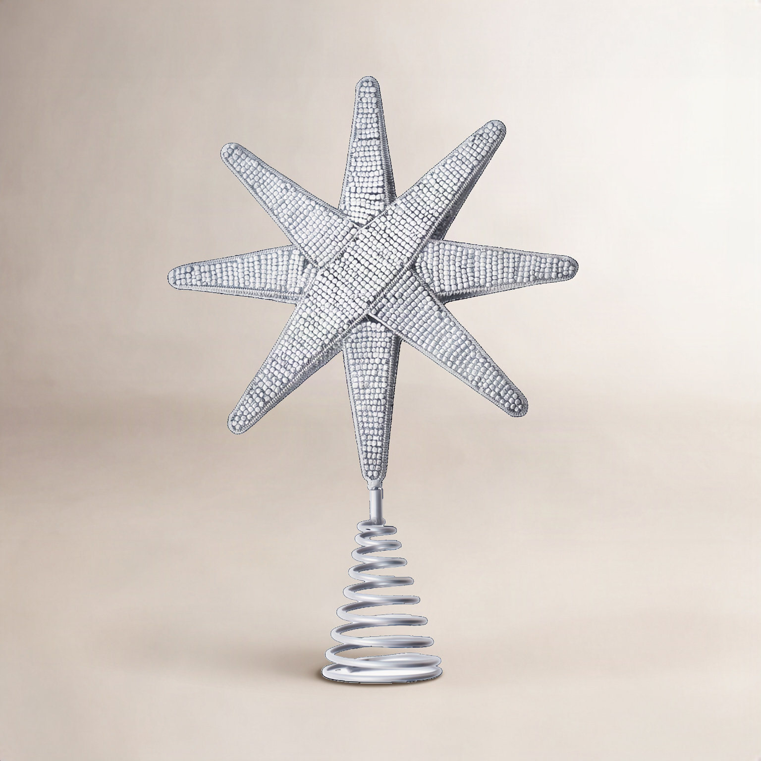 16" Tree Topper, Silver