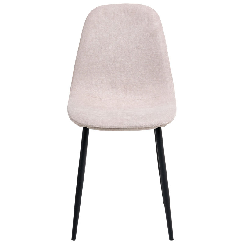 Set of 4 Dining Chairs CRANDALL Fabric, Beige