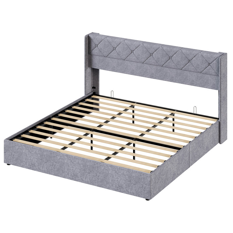 Lit coffre relevable King-size