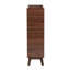 Armoire à chaussures Hornbuckle Mid Century Modern en bois, H 46,5 po x l 41,8 po x P 13,4 po