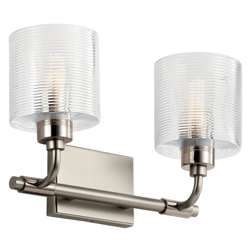Harvan 2 - Light Dimmable Vanity Light, Satin Nickel