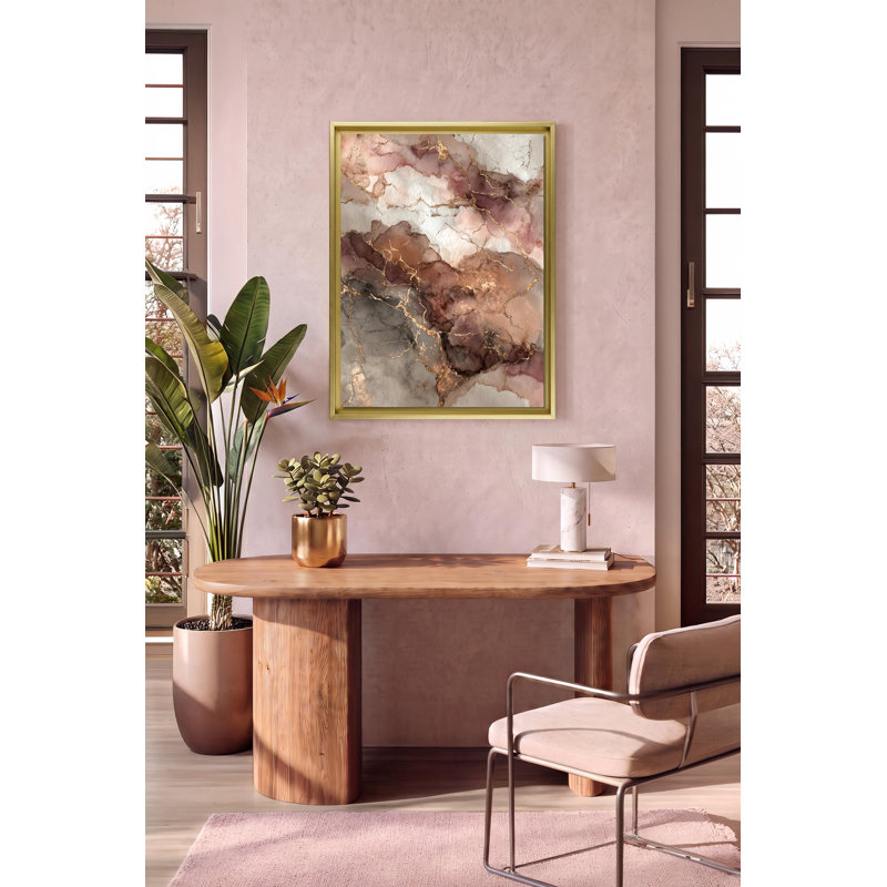 Blushed Terrain, 40" H x 53" W