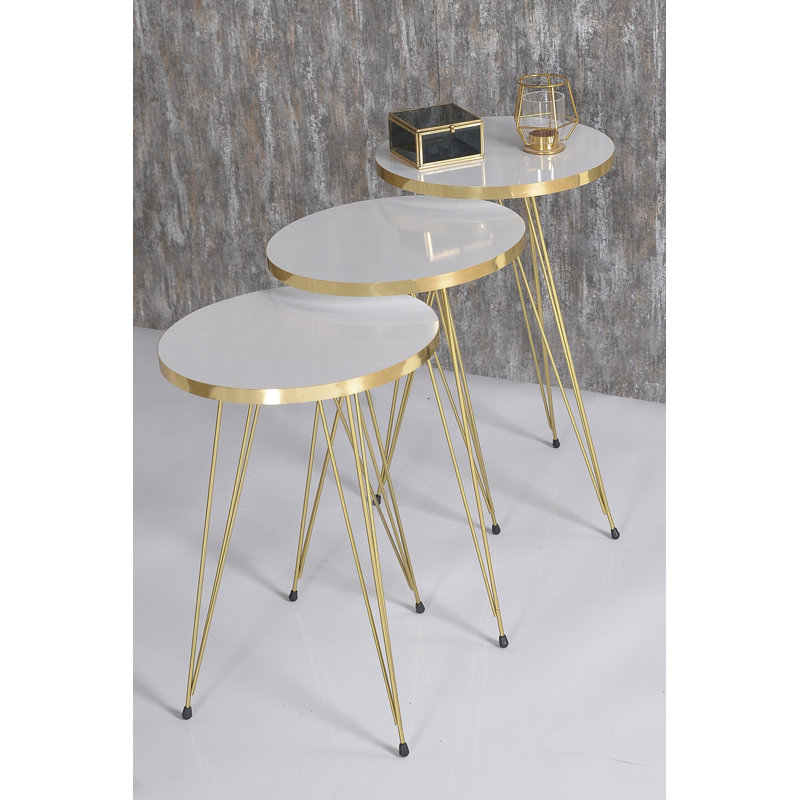 Mariann Nesting Tables, White