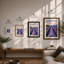 Lavender Field At Dusk Botanical - Print-2053715855-2053715853