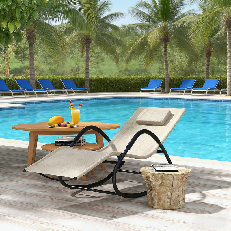 Chaise berçante d'extérieur, chaise berçante résistante