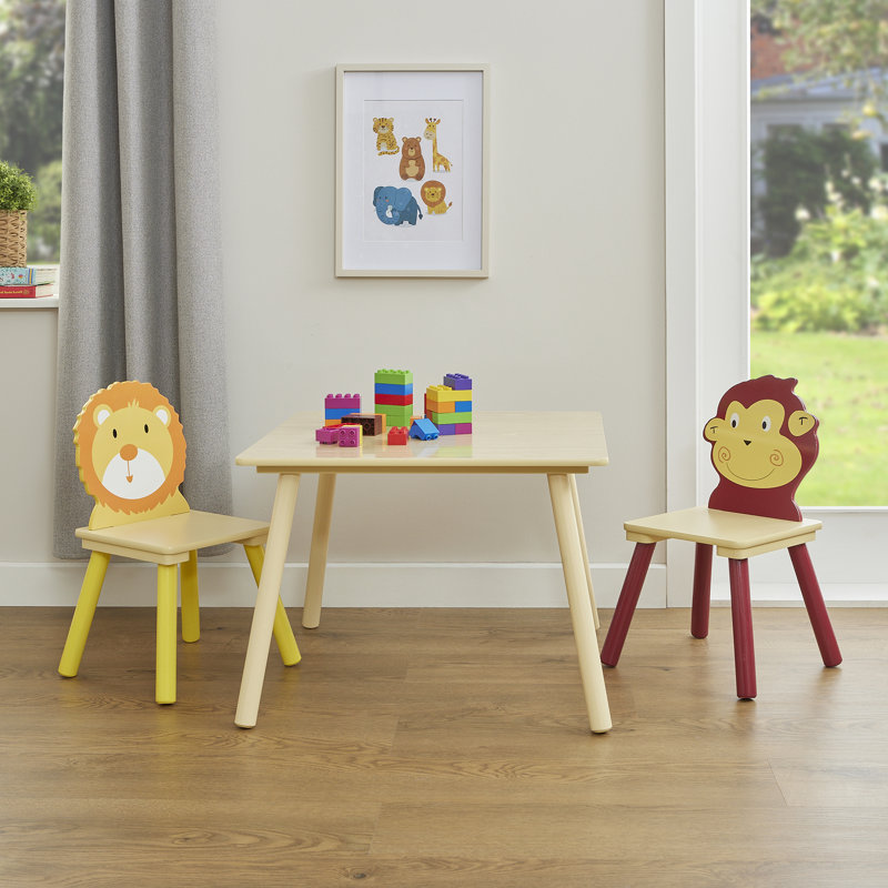Jungle Table and Two Chairs Set