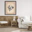 Cadre flottant rétro avec crâne de cowboy, design par Arlington Prints-2131125847-2131125832
